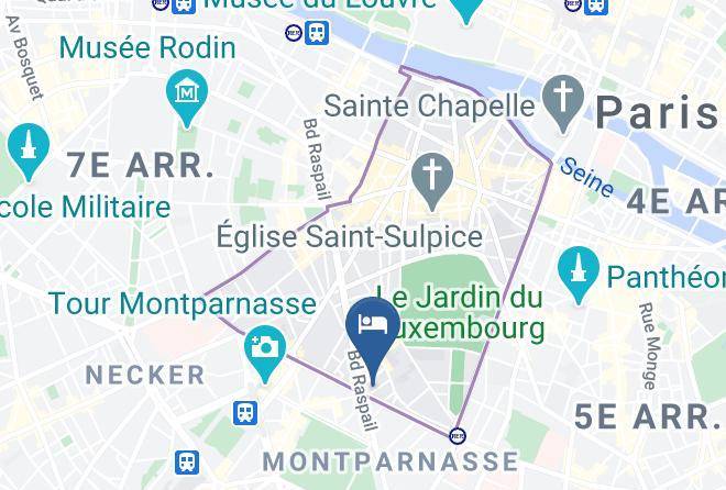 Hotel Des Academies Et Des Arts Map