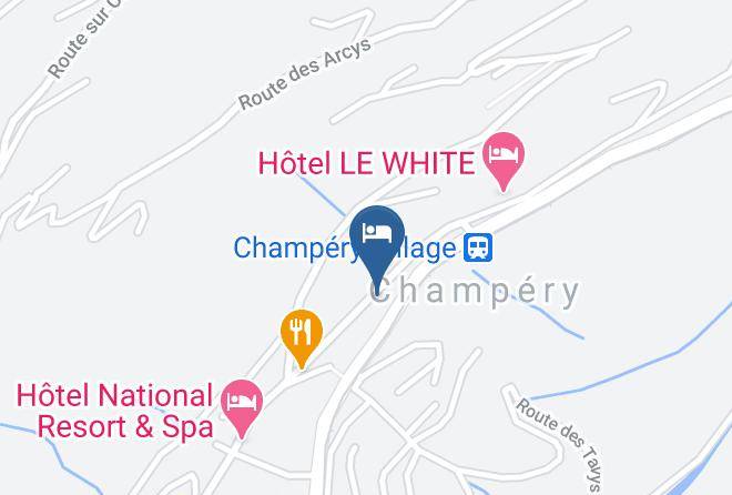 Monthey - Hotel Des Alpes Maps