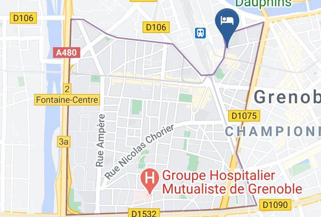 Isere - Kyriad Direct Grenoble Centre Maps