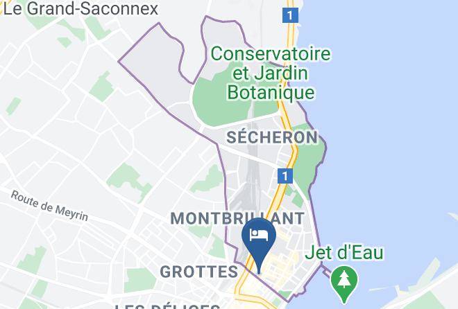 Geneva - Hotel Des Alpes Maps