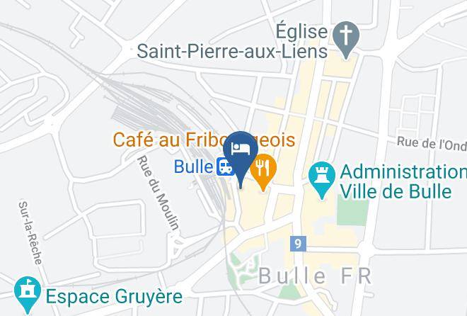La Gruyere - Hotel Des Alpes Maps
