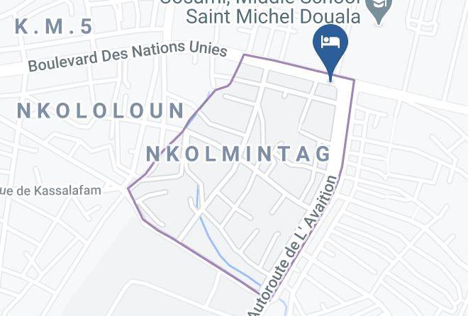 Hotel Des Amitie Bamenda Map - Littoral - Wouri