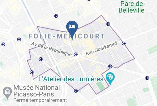 Paris - Hotel Des Andelys Maps