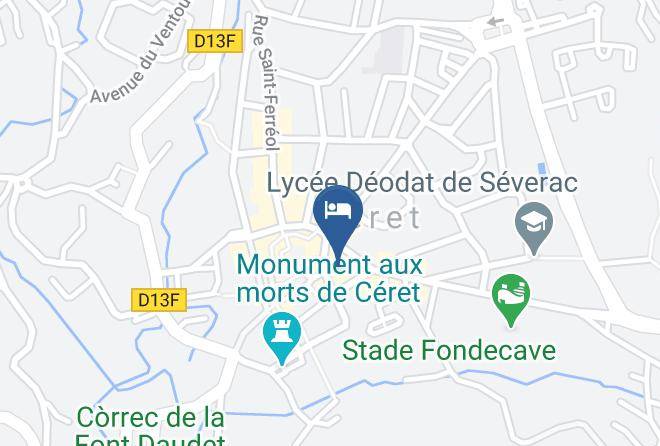 Pyrenees Orientales - Hotel Des Arcades Maps