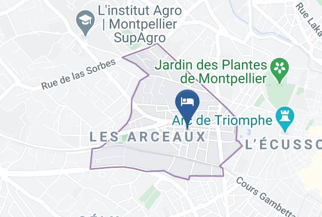 Herault - Hotel Des Arceaux Montpellier Centre Maps