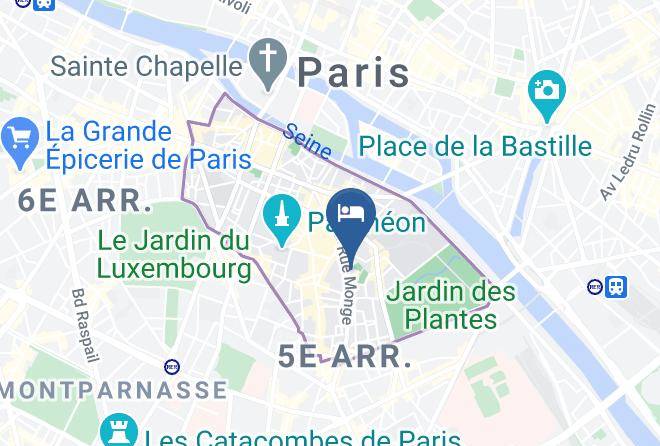 Paris - Hotel Des Arenes Maps