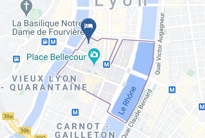 Rhone - Hotel Des Artistes Maps