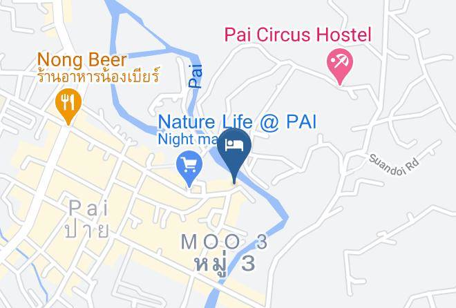 Hotel Des Artists Rose Of Pai Map