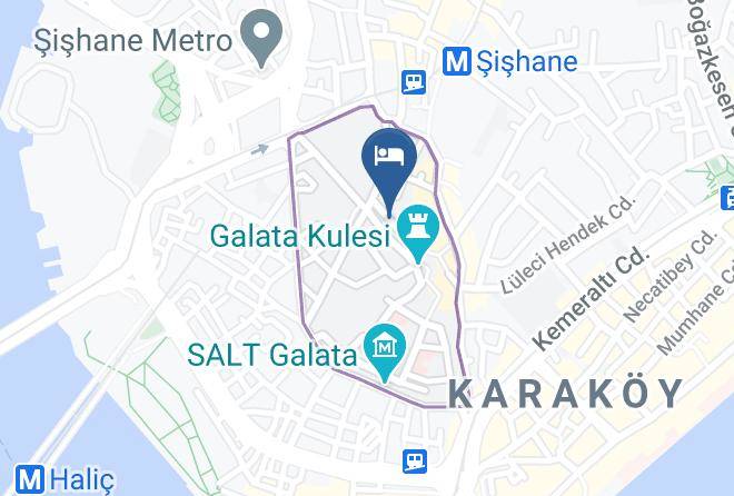 Beyoglu - Hotel Des Arts Maps