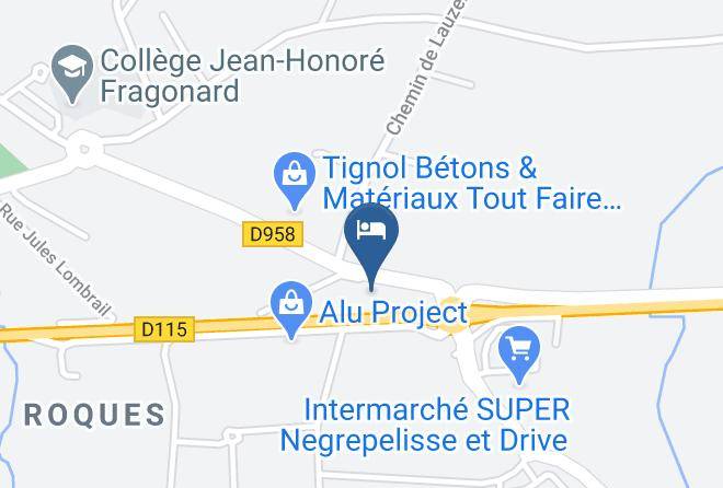 Tarn Et Garonne - Hotel Des Arts Et Restaurant Les Gourmandises Maps