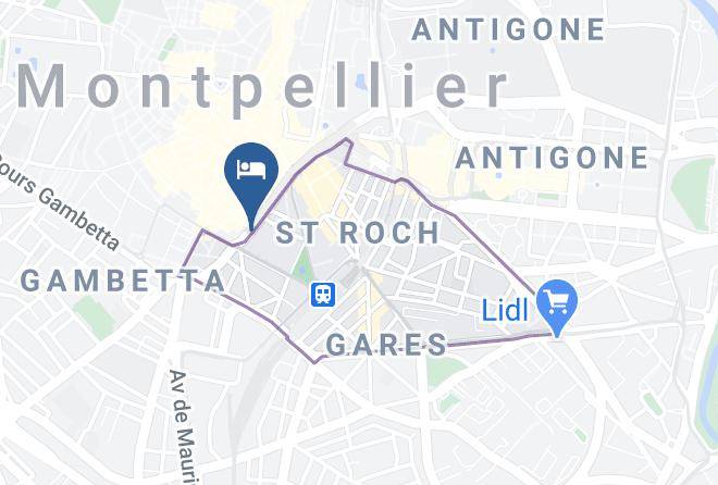 Herault - Hotel Des Arts Comedie Maps