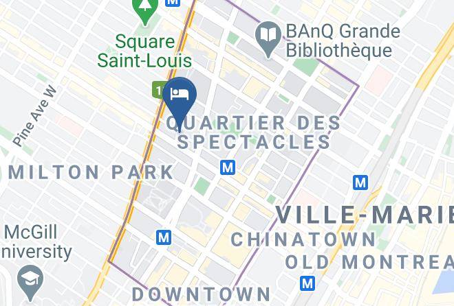 Montreal - Hotel Des Arts Maps