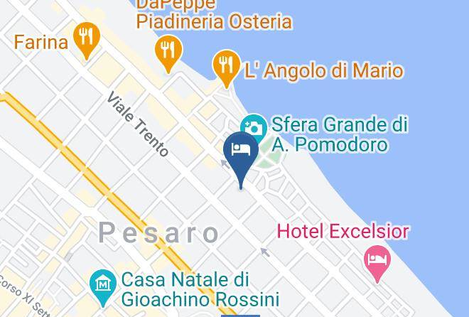 Pesaro And Urbino - Hotel Des Bains Maps