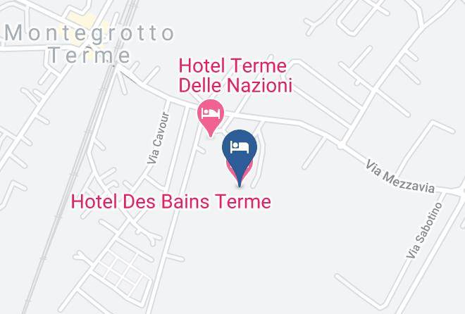Padua - Hotel Des Bains Terme Maps