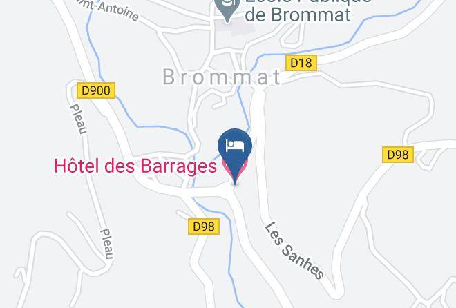 Aveyron - Hotel Des Barrages Maps