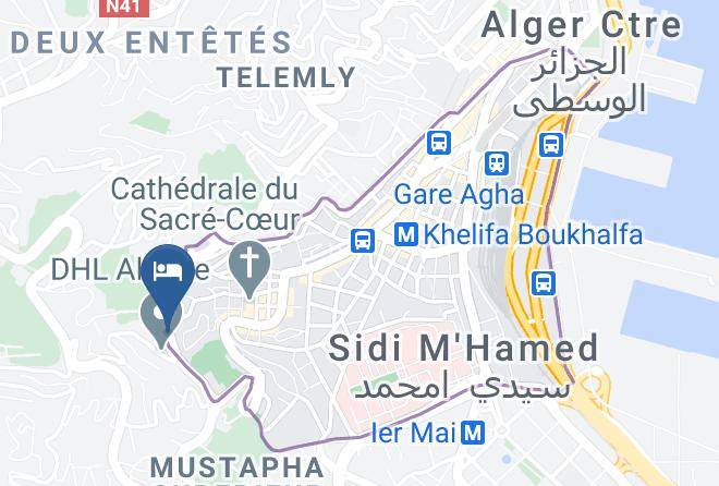 Algiers - Hotel Des Beaux Arts Maps