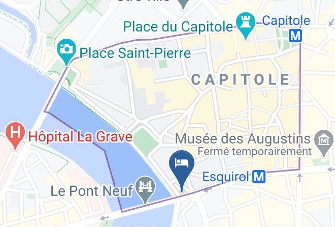 Haute Garonne - Hotel Des Beaux Arts Maps