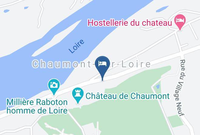 Loir Et Cher - Hotel Des Bords De Loire Maps