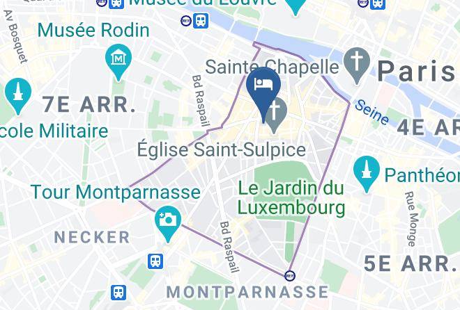 Paris - Hotel Des Canettes Maps