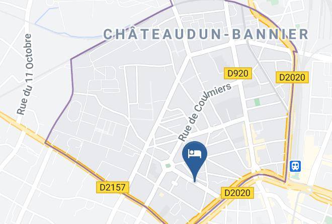 Loiret - Hotel Des Cedres Maps