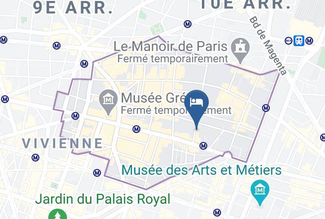Paris - Hotel Des Comedies Paris Maps