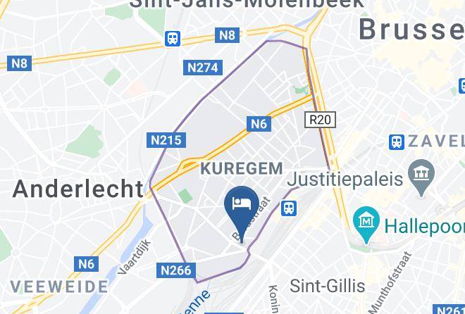 Anderlecht - Hotel Des Deux Gares Maps