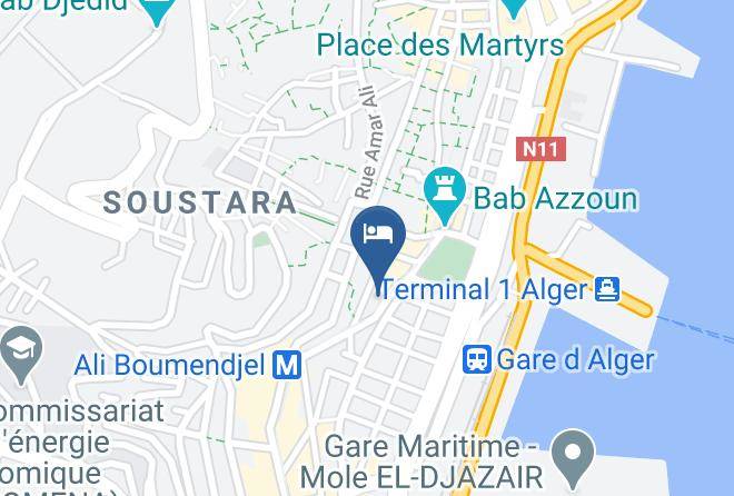 Algiers - Hotel Des Etrangers Maps