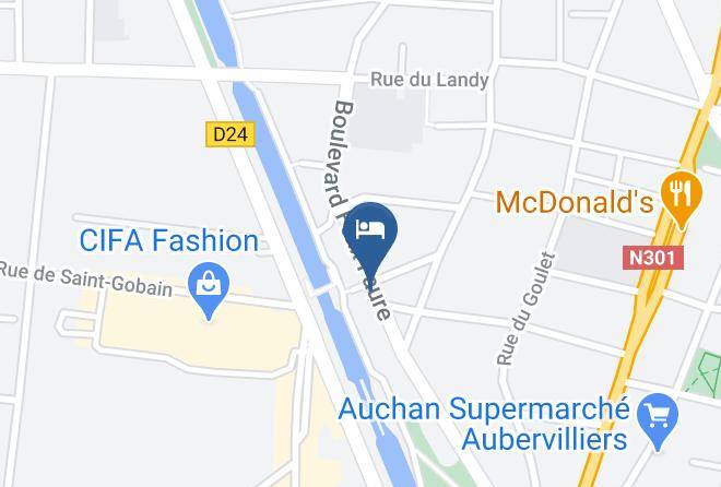 Seine St Denis - Hotel Des Fillettes Maps