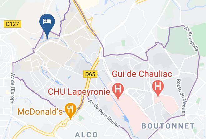Herault - Hotel Des Frenes Maps