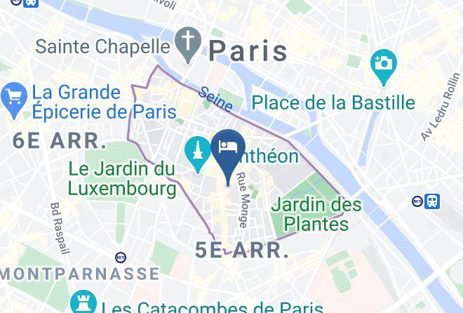 Paris - Hotel Des Grandes Ecoles Paris 5 Quartier Latin Maps