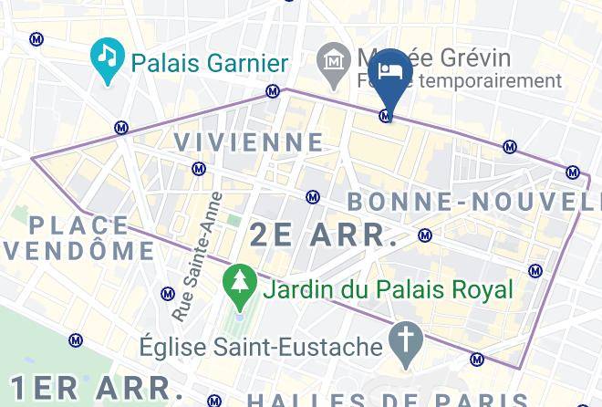 Paris - Hotel Des Grands Boulevards Maps