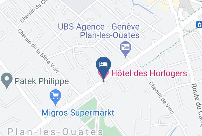 Plan Les Ouates - Hotel Des Horlogers Maps