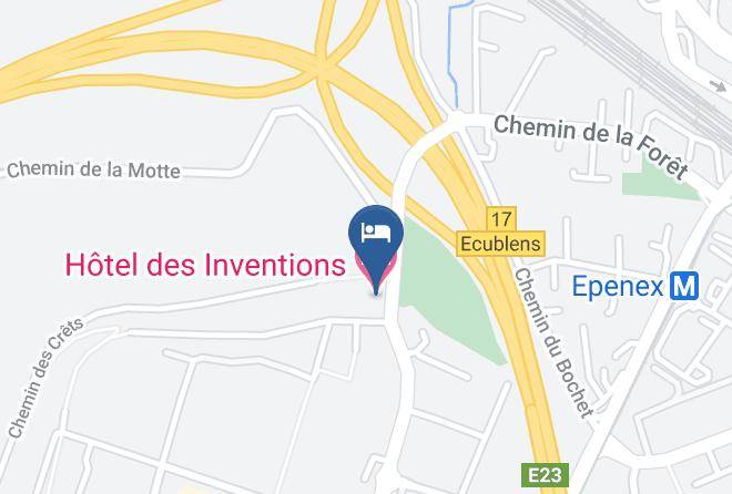 Ouest Lausannois District - Hotel Des Inventions Maps