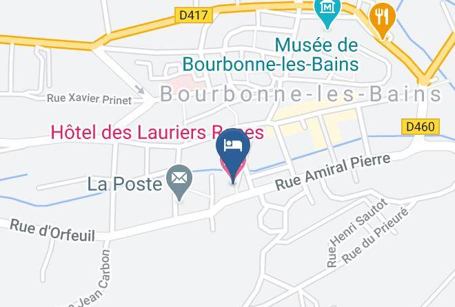 Haute Marne - Hotel Des Lauriers Roses Maps