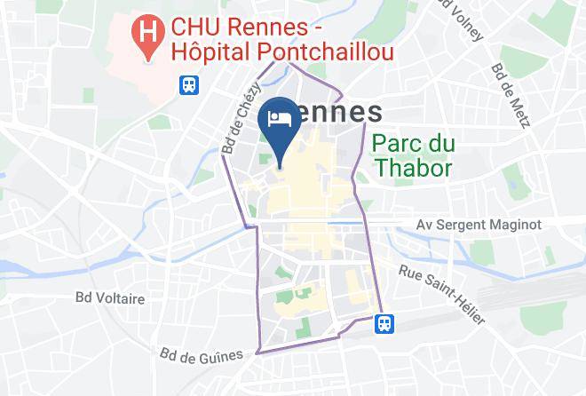Ille Et Vilaine - Hotel Des Lices Maps