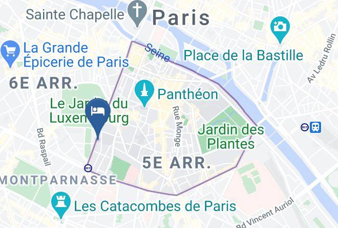 Paris - Hotel Des Mines Maps