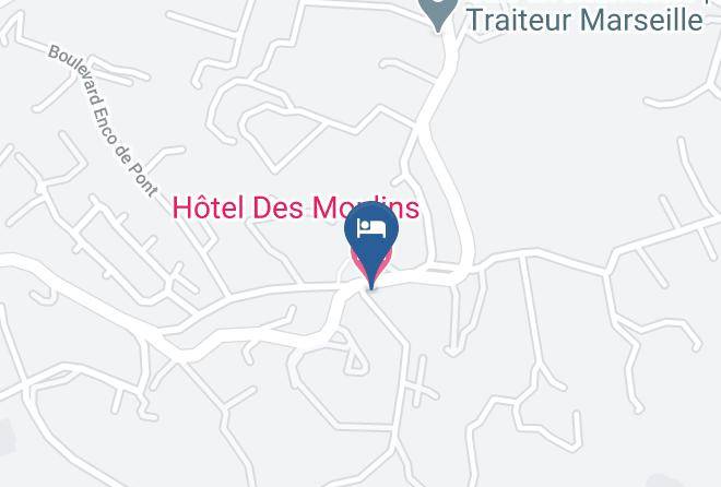 Bouches Du Rhone - Hotel Des Moulins Maps