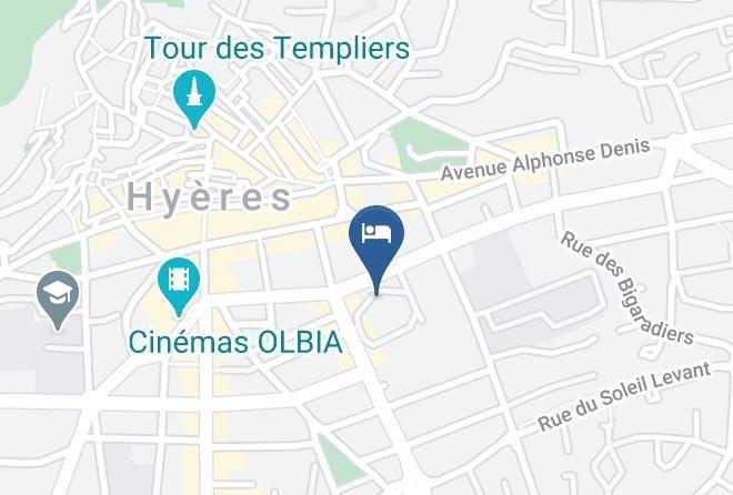 Var - Hotel Des Palmiers Maps