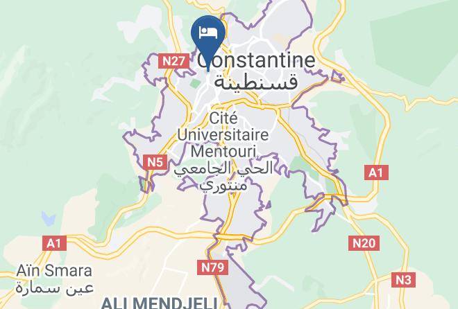 Constantine - Hotel Des Princes Maps