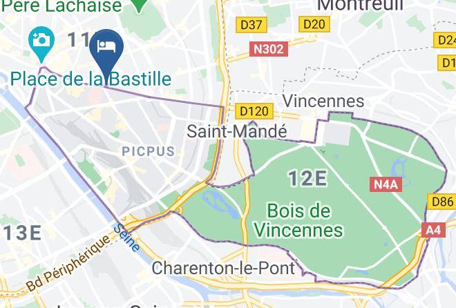 Paris - Hotel Des Pyrenees Maps