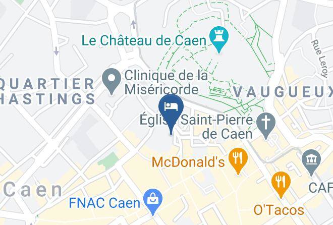 Calvados - Hotel Des Quatrans Maps