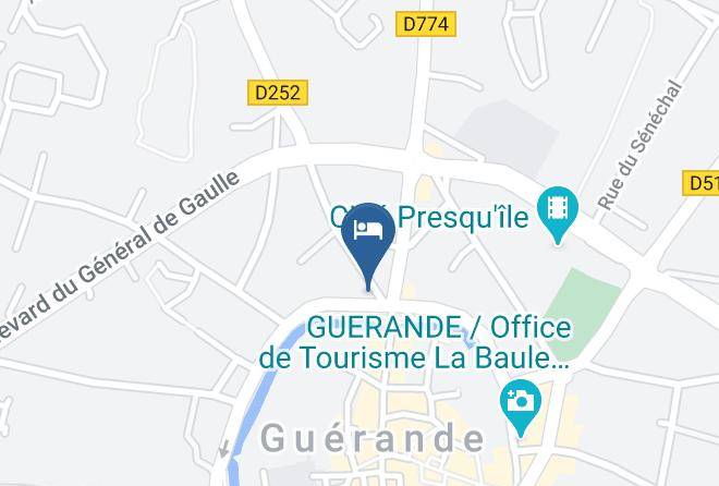 Loire Atlantique - Hotel Des Quatre Saisons Maps