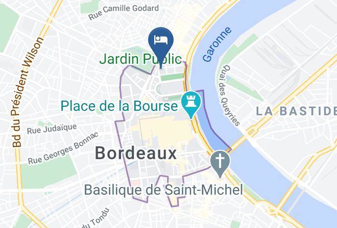 Gironde - Hotel Des Quinconces Maps