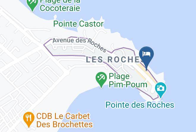 Kourou - Hotel Des Roches Maps