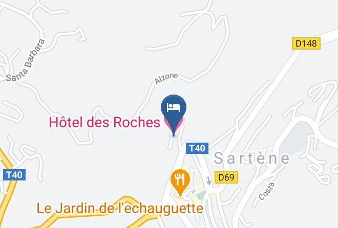 Southernsica - Hotel Des Roches Maps