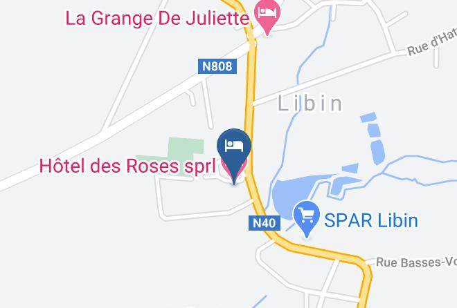 Luxemburg Province - Hotel Des Roses Sprl Maps