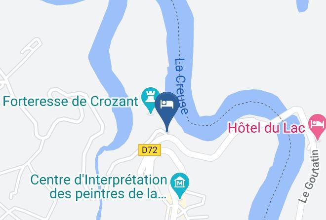 Creuse - Hotel Des Ruines Maps