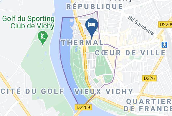 Allier - Hotel Des Thermes Les Domes Maps