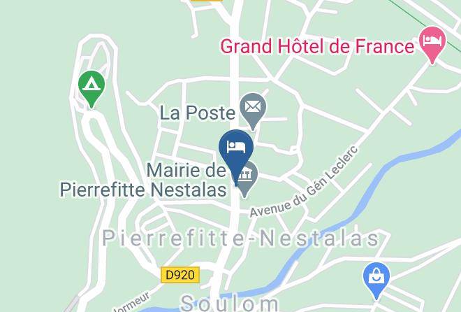 Hautes Pyrenees - Hotel Des Touristes Maps