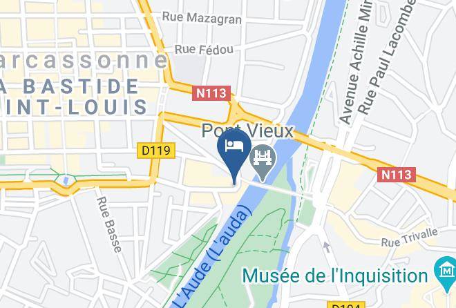 Aude - Hotel Restaurant Les Trois Couronnes Maps